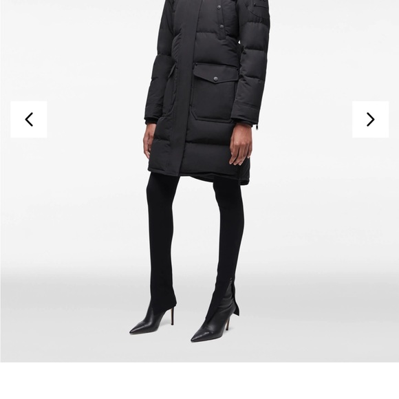 MOOSE KNUCKLES-Black Parka - Picture 4 of 14